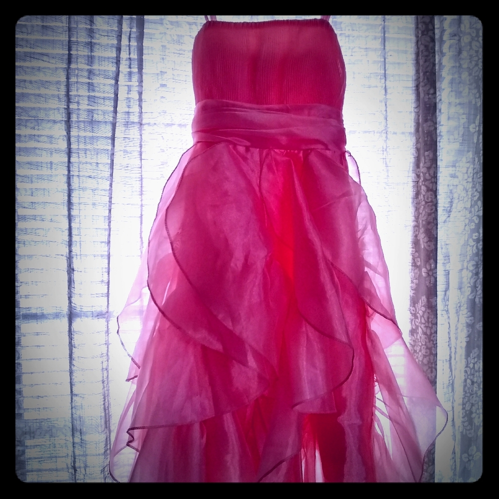 Coral formal dress